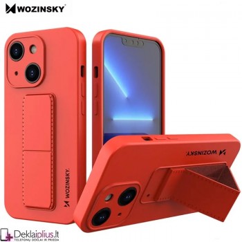 Wozinsky 4in1 švelnaus silikono dėklas - raudonas (telefonui Apple Iphone 13 Mini)